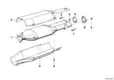 Приемная труба катализатора