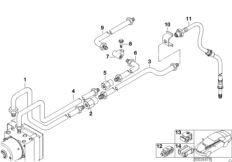 Трубопровод тормозного привода Зд с ASC