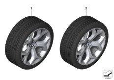 Колесо в сб.зим.Y-обр.спицы 214 - 20"