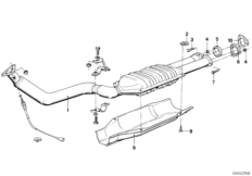Приемная труба катализатора