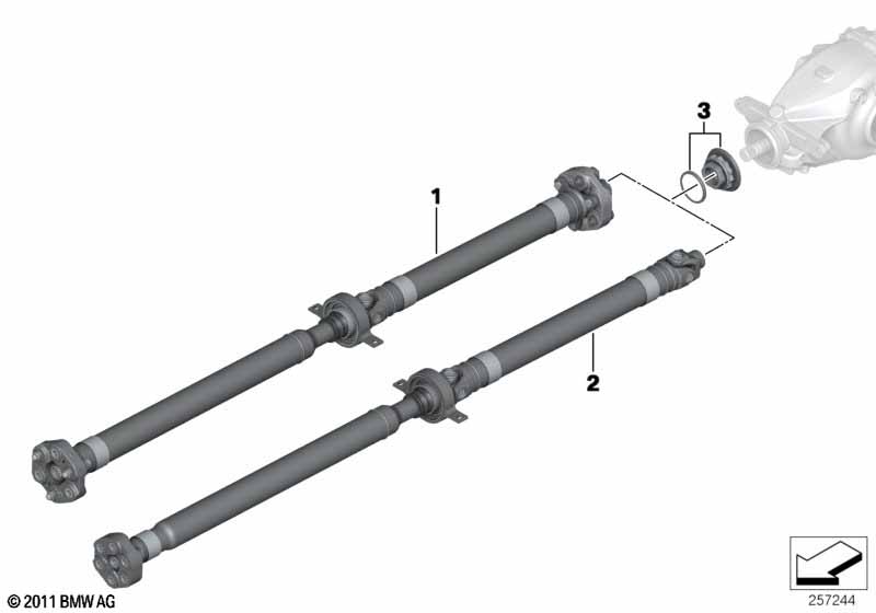 Карданный вал/закладная гайка