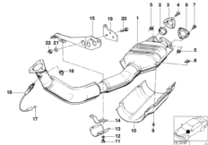 Приемная труба катализатора
