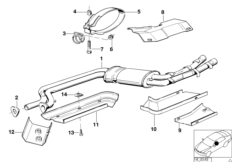 Средний глушитель