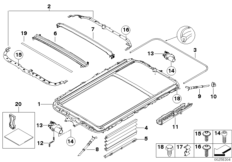 Панорамная крыша с электроприводом