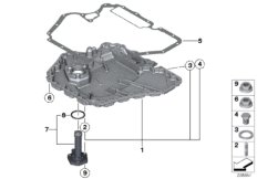 Масляный картер ниж.ч./маслоизм.присп.