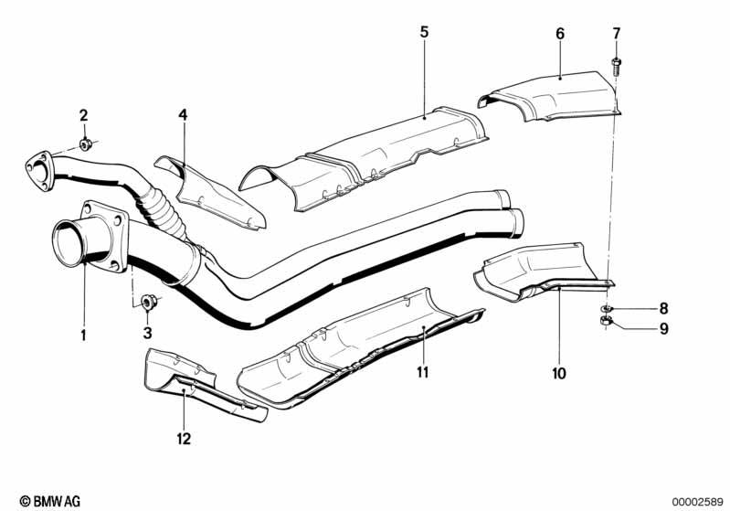 Выпускная труба Пд
