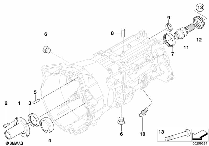GS6X37BZ Картер и доп. элементы