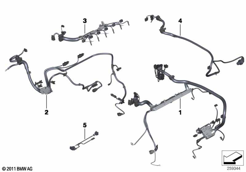 жгут проводов двигателя