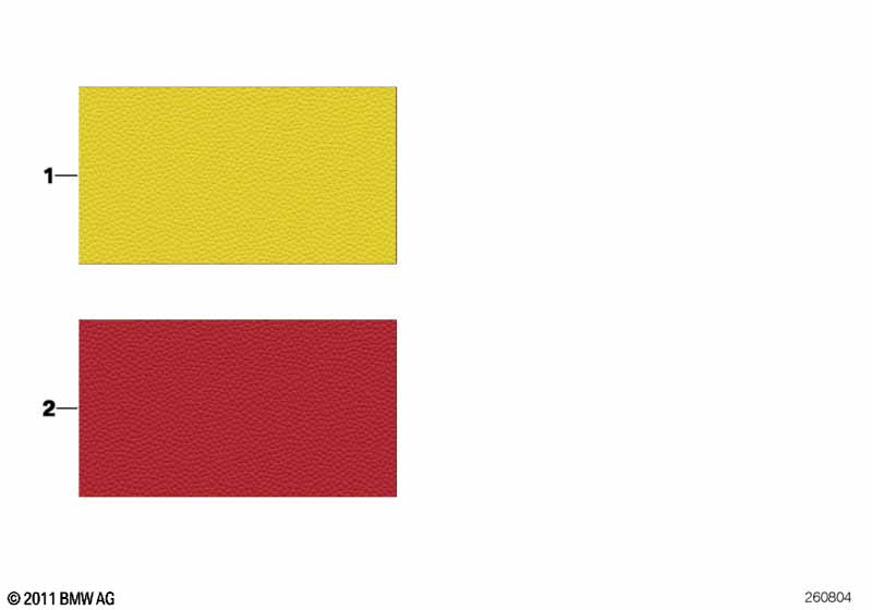 Стр.с образцами, цвета отделки салона