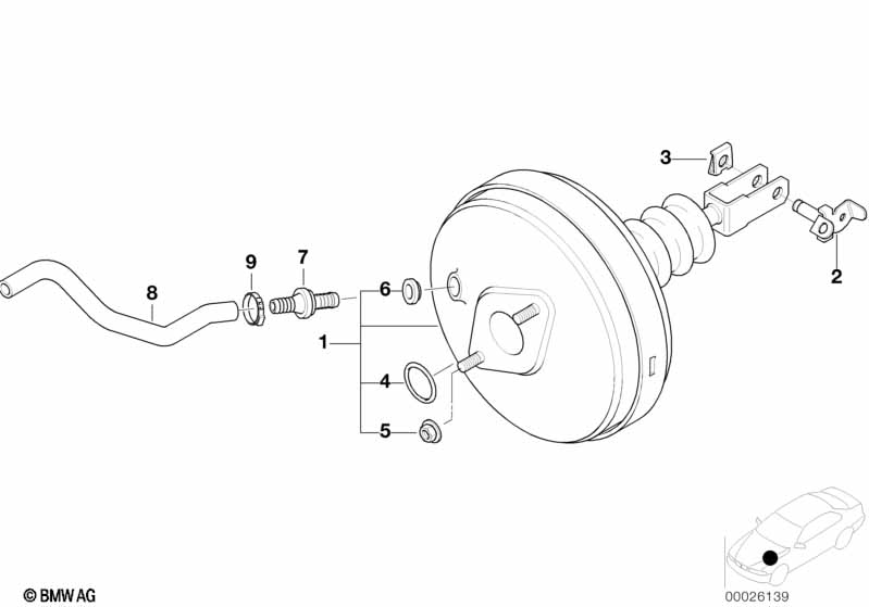 Вакуумный усилитель тормозов