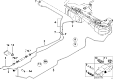 Топливопровод/ элементы крепления