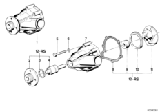 Водяная помпа системы охлаждения