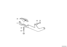 хомут крепления приемной трубы