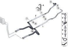 Трубопровод радиатора охл.масла КПП