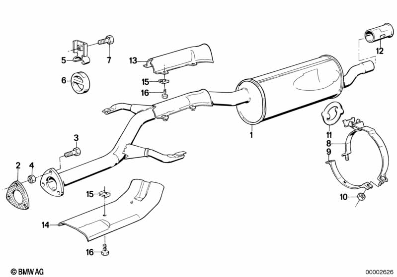 Система выпуска ОГ Зд