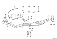 Система выпуска ОГ с катализатором