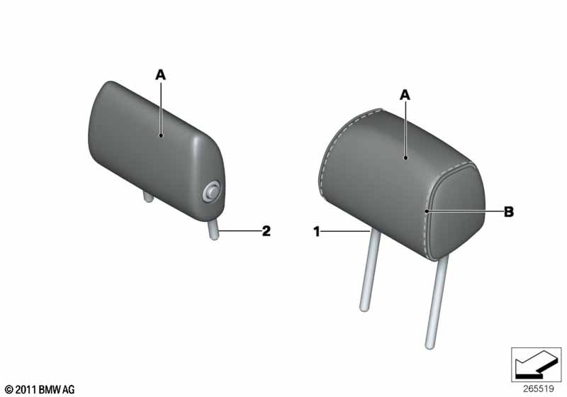 Подголовник Individual Зд кожа
