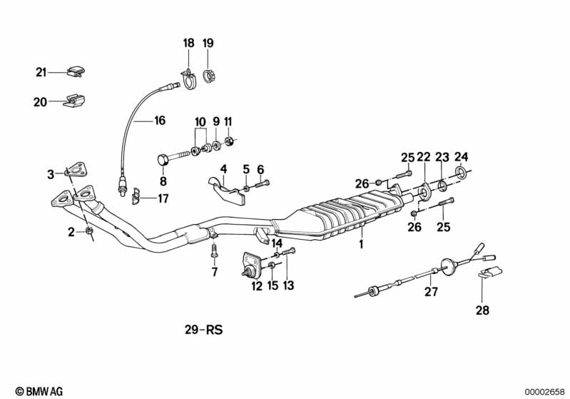 Система выпуска ОГ с катализатором