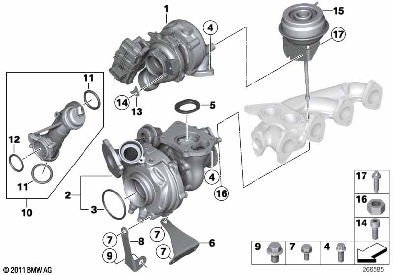 Оборотный турбонагнетатель