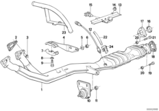 Приемная труба катализатора