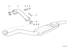 Приемная труба / глушитель