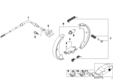 Стояночный тормоз/тормозные колодки