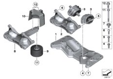 Крепление КПП