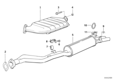 Система выпуска ОГ с катализатором