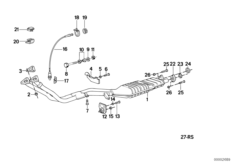 Система выпуска ОГ с катализатором