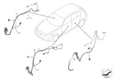 Жгуты проводов двери