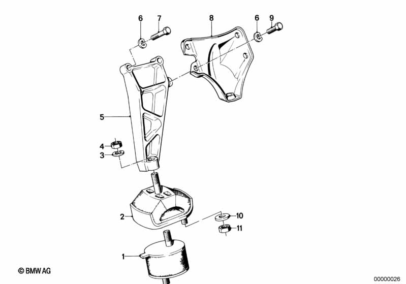 Подвеска двигателя/демпфер