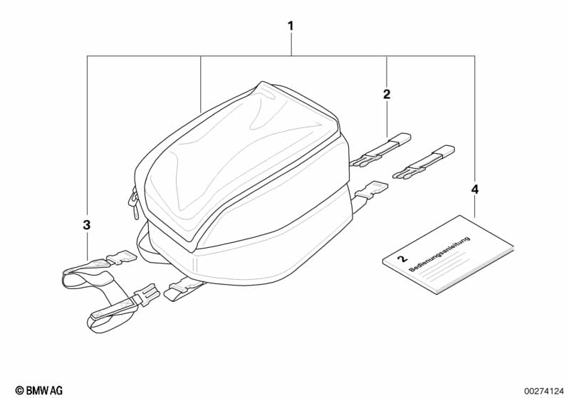 Сумка на топливный бак
