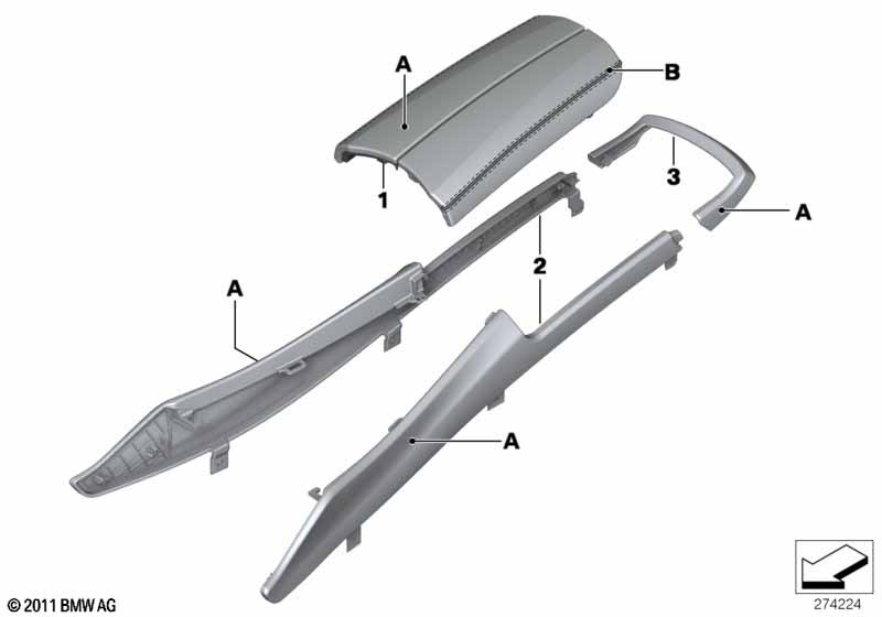 Индивид.центр.консоль/подлок. Ср