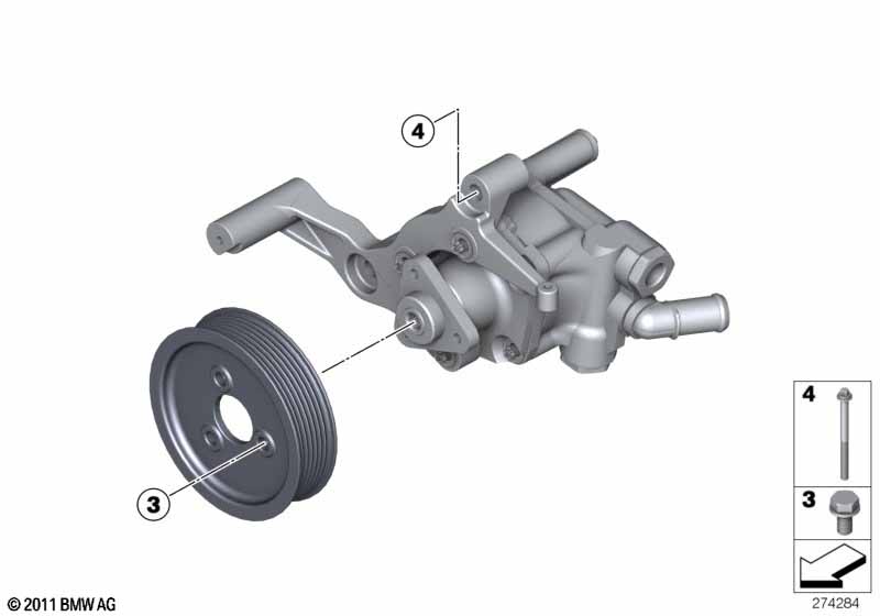 Болт с шестигранной головкой с шайбой