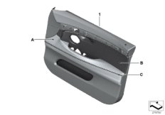 Обшивка передней двери Individual