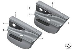 Индивидуальная обшивка двери Зд