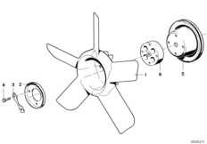 Сист.охлажд.-вентилятор/муфта прив.вент.