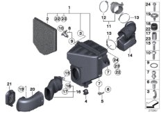 Глушитель шума всас./смен.элем.фил./HFM