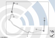 Ремкомплект стойки штанги стабилизатора