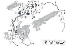 Вакуумное управление турбонагнетателя