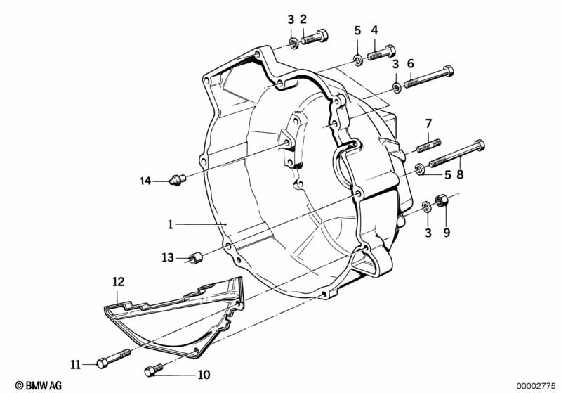 Картер сцепления