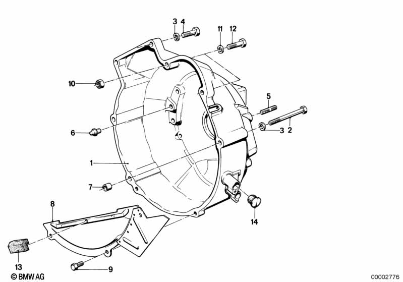 Картер сцепления