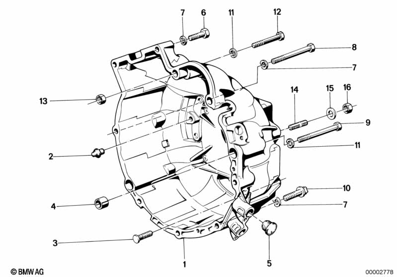 Картер сцепления