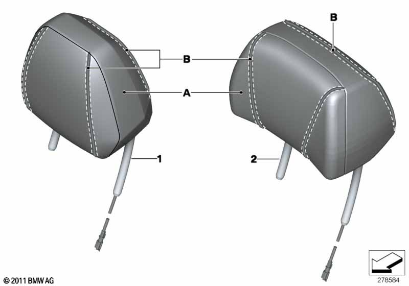 Индивидуальный подголовник Пд кожа
