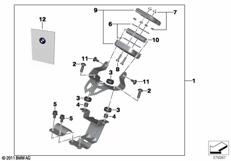 Держатель навигатора BMW Motorrad