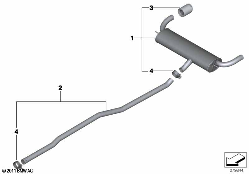 Система глушителя JCW