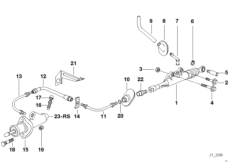 Привод управления сцеплением