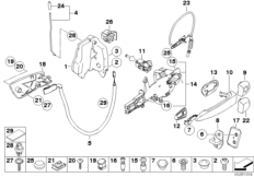 Привод двери/замок двери Пд