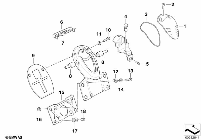 Блок зад.фонарей с кронштейн.ном.знака