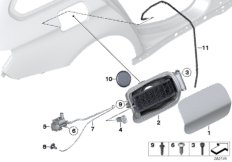 Заслонка заливного отверстия